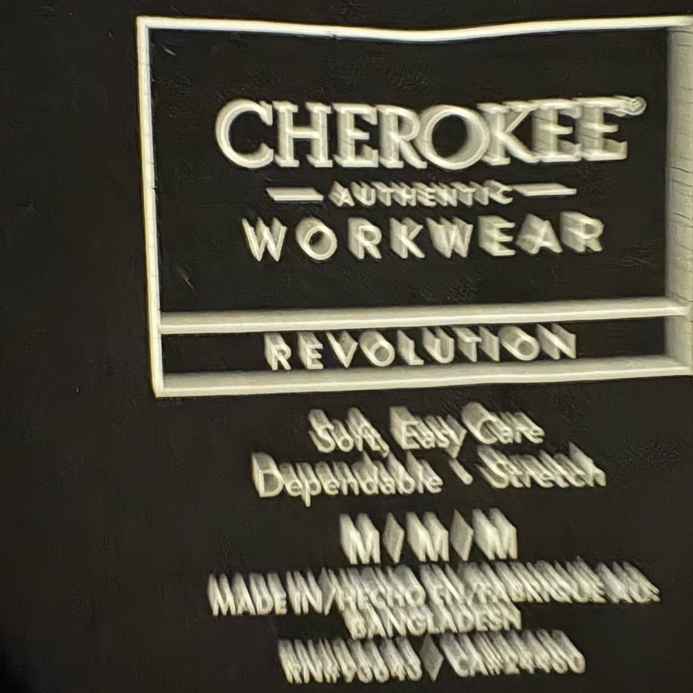 Men’s Cherokee Revolution Black scrub Top